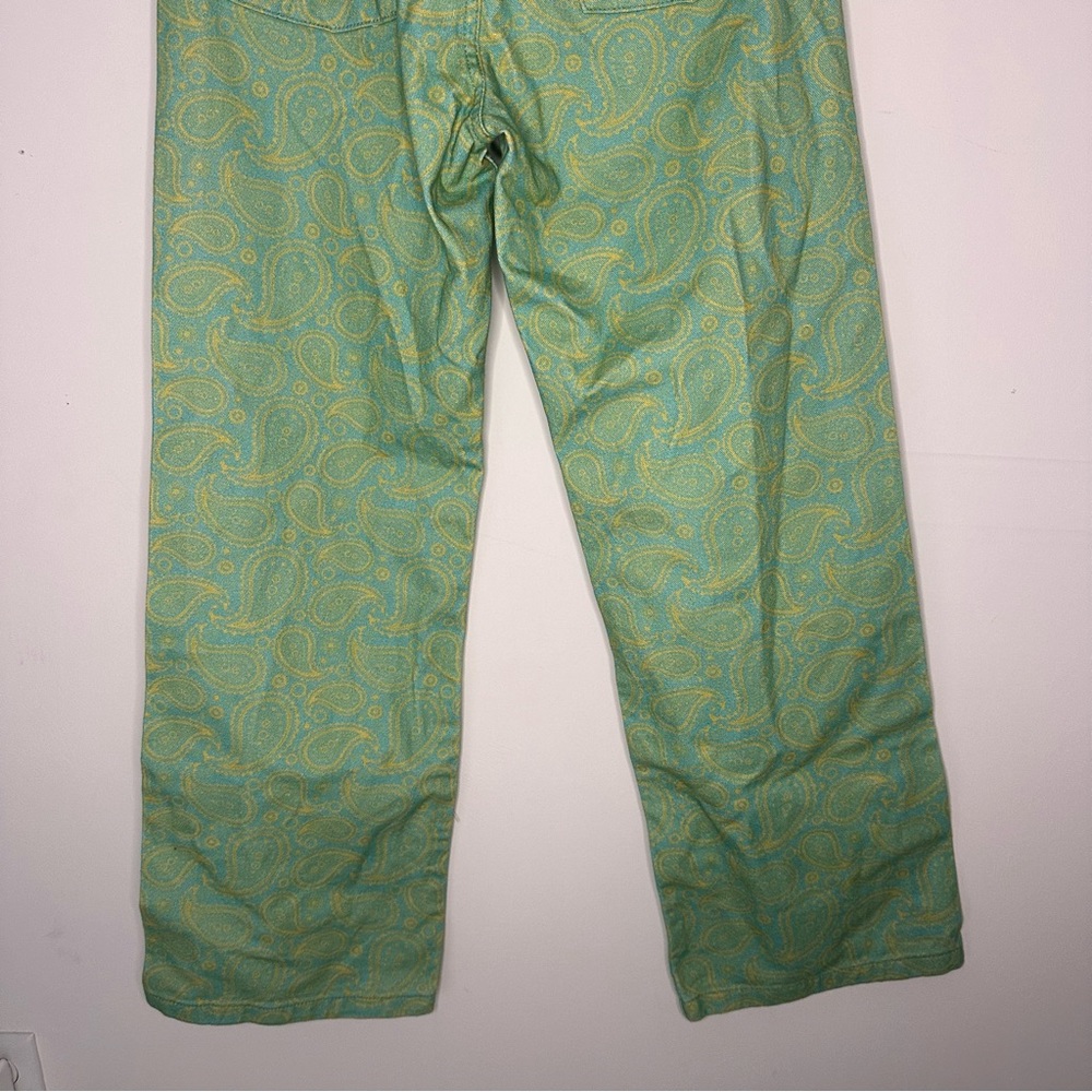 The Ragged Priest Green Patterned Straight Leg Jeans - Picture 7 of 15